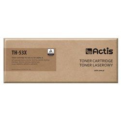 Actis Cartouche de toner TH-53X (remplacement de HP 53X Q7553X, Canon CRG-715H Standard 7000 pages noir)