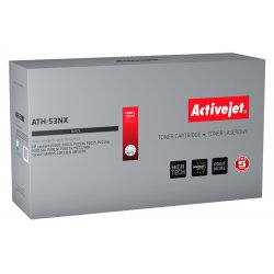Activejet ATH-53NX Toner (replacement for HP 53X Q7553X Canon CRG-715H Supreme 7900 pages black)