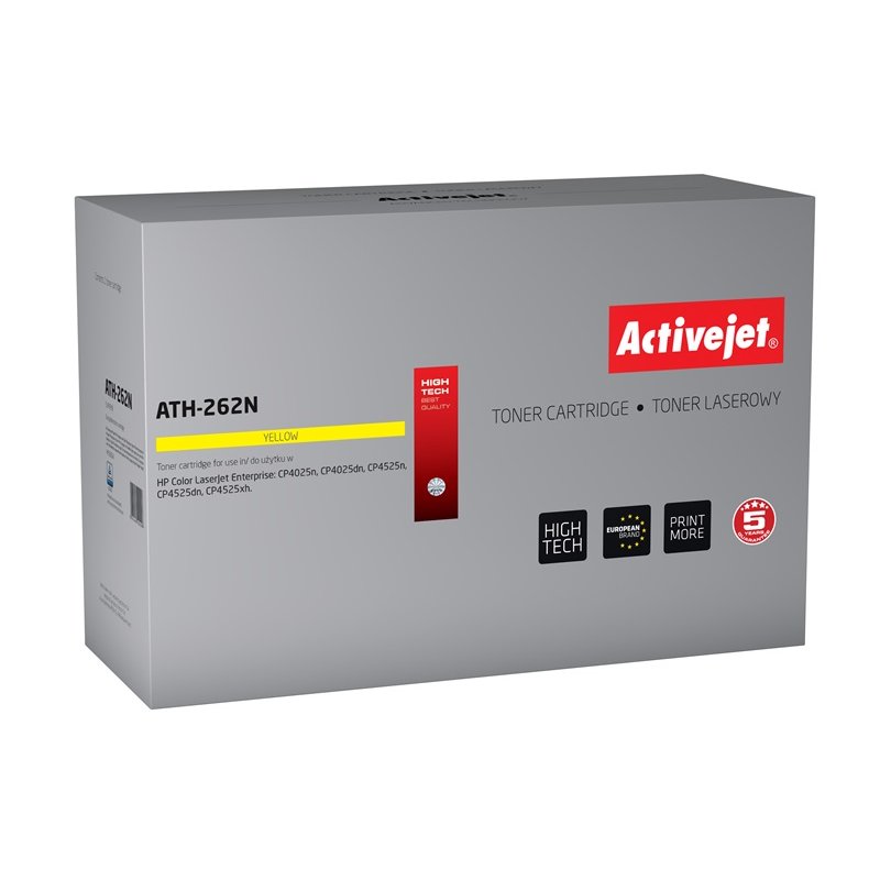 Activejet ATH-262N (remplacement HP 648A CE262A Supreme 11000 pages jaune)