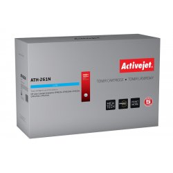 Activejet ATH-261N toner for HP printer HP CE261A replacement Supreme 11000 pages cyan
