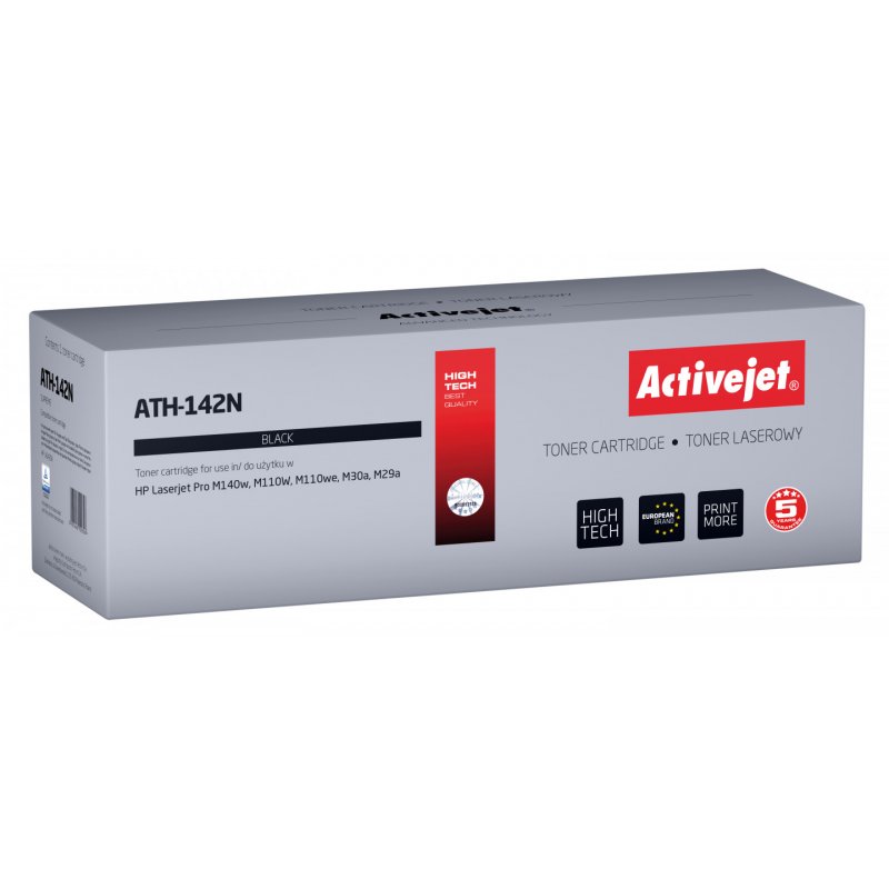 Activejet ATH-142N toner for HP printer Replacement HP 142A W1420A Supreme 950 pages black