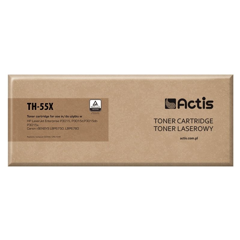 Actis TH-55X toner (replacement for HP 55X CE255X Canon CRG-724H Standard 12500 pages black)