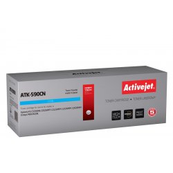 Activejet ATK-590CN Toner (replacement for Kyocera TK-590C Supreme 5000 pages cyan)