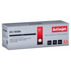Activejet Cartouche de toner ATL-T650N pour imprimantes Lexmark Remplacement Lexmark T650A11E Suprême 6000 pages