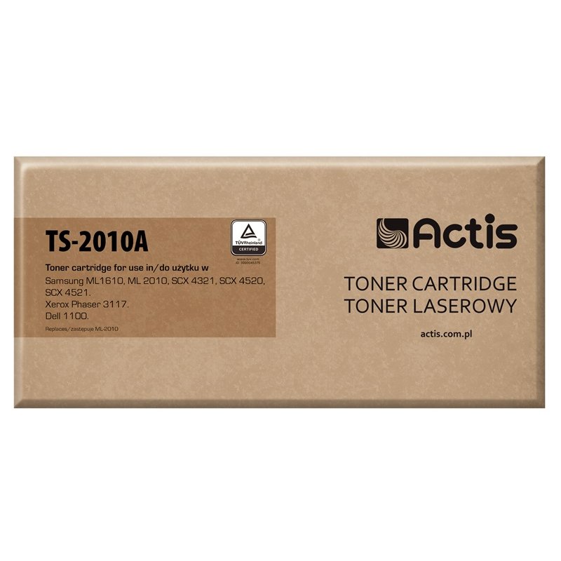Actis Cartouche de toner TS-2010A (remplacement Samsung ML-1610D2/ML-2010D3 Standard 3000 pages noir)