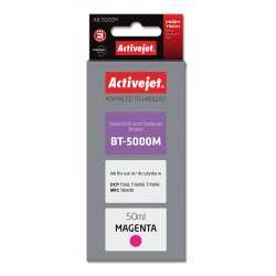 Activejet AB-5000M Ink Bottle (Replacement for Brother BT-5000M Supreme 50 ml magenta)