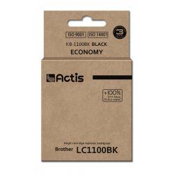 Actis Encre KB-1100Bk (remplacement de Brother LC1100BK/980BK Standard 28 ml noir)