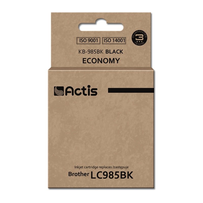 Actis KB-985BK ink for Brother printer Brother LC985BKActis KB-985BK ink (replacement for Brother LC985BK Standard