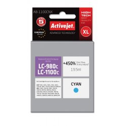 Activejet AB-1100CNX ink (replacement for Brother LC1100/LC980C Supreme 19.5 ml cyan)