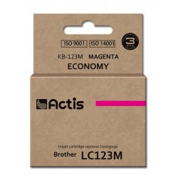 Actis KB-123M ink for Brother printer Brother LC123M/LC121M replacement Standard 10 ml magenta
