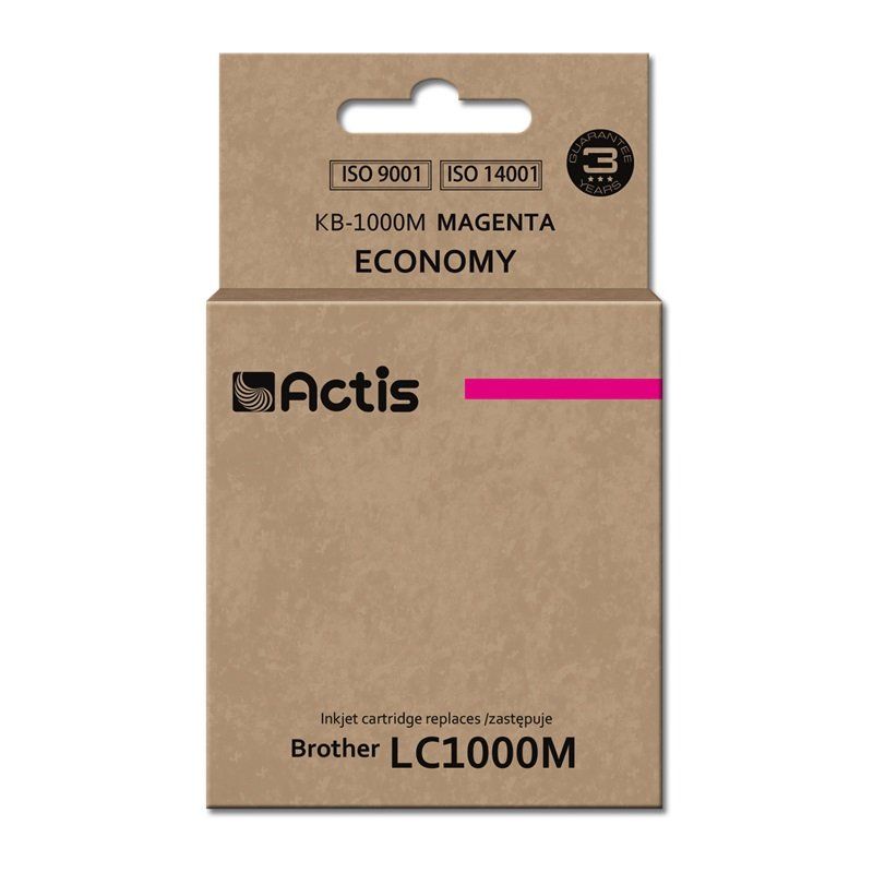 Actis KB-1000M encre (remplacement Brother LC1000M/LC970M Standard 36 ml rouge)