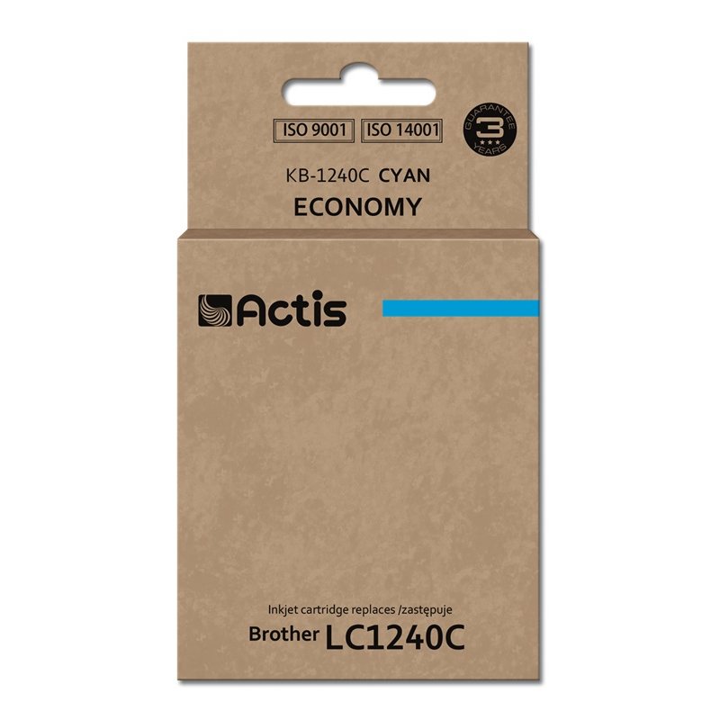 Actis Encre KB-1240C (remplacement Brother LC1240C/LC1220C Standard 19 ml bleu)