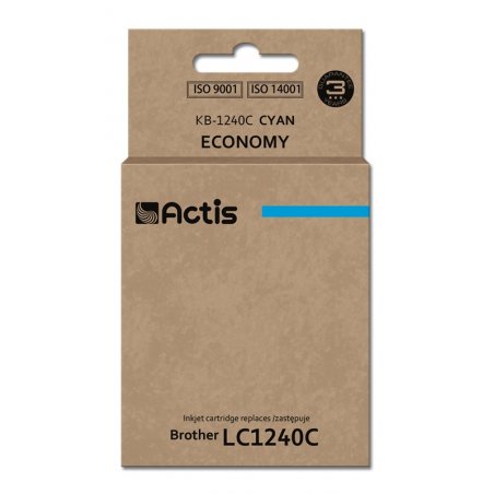 Actis Encre KB-1240C (remplacement Brother LC1240C/LC1220C Standard 19 ml bleu)
