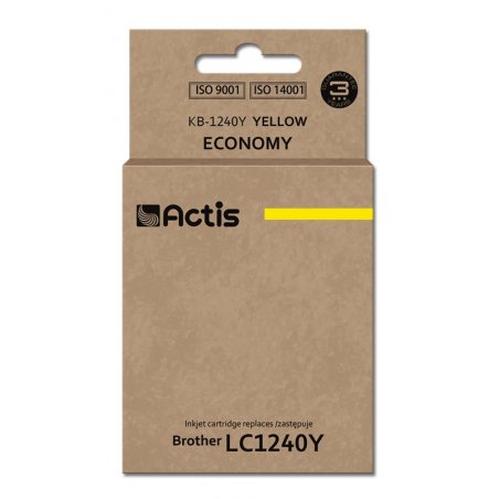 Actis KB-1240Y (remplacement Brother LC1240Y/LC1220Y Standard 19 ml jaune)