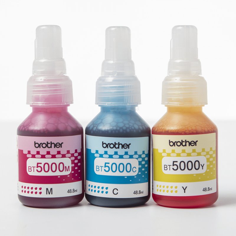 Brother BT5000CLVAL cartouche d'encre 3 pièce(s) Compatible Cyan, Magenta, Jaune