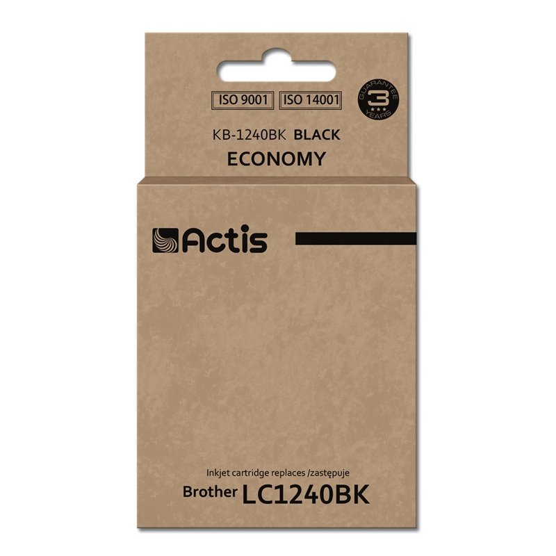 Actis KB-1240BK ink for Brother printer Brother LC1240BK/LC1220BK replacement Standard 19ml black