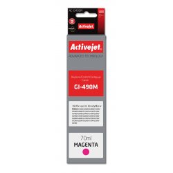 Activejet Encre AC-G490M (remplacement de Canon GI-490M Supreme 70 ml rouge)