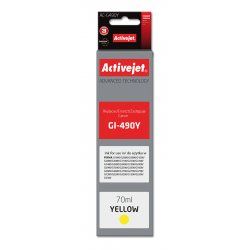 Activejet AC-G490Y ink for Canon printer Canon GI-490Y replacement Supreme 70 ml yellow