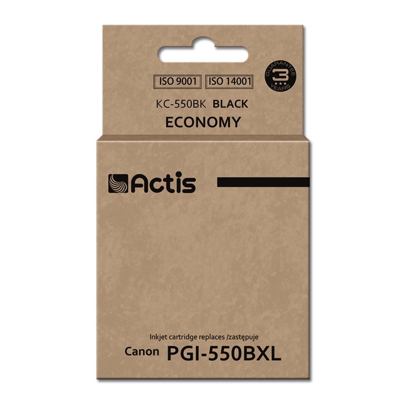 Actis KC-550Bk ink (replacement for Canon PGI-550Bk Standard 23 ml black (with chip)