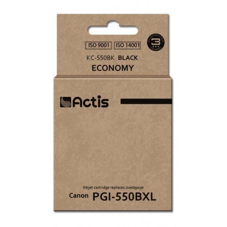 Actis KC-550Bk ink (replacement for Canon PGI-550Bk Standard 23 ml black (with chip)