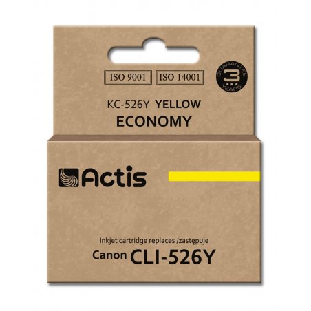 Actis Encre KC-526Y (remplacement de Canon CLI-526Y Standard 10 ml jaune)