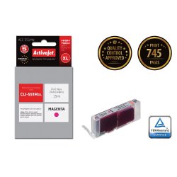 Activejet ACC-551MN ink (replacement for Canon CLI-551M Supreme 15 ml magenta)