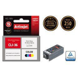 Activejet ACC-36N (remplacement de la CLI-36 de Canon Suprême 12,5 ml couleur)