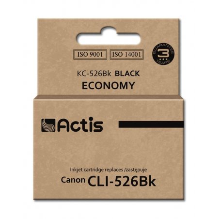 Actis KC-526Bk Ink Cartridge (replacement for Canon CLI-526BK Standard 10 ml black)