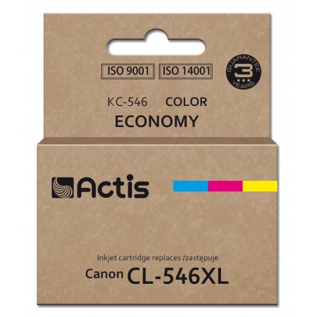 Actis KH-303BKR ink for Canon printer, replacement Canon PG-545XL Supreme 15 ml 180 pages red, blue, yellow.
