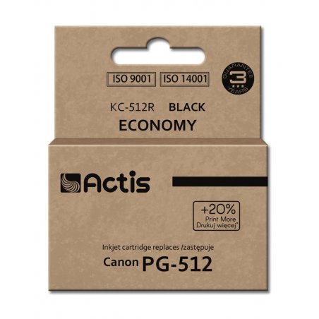 Actis KC-512R ink (replacement for Canon PG-512 Standard 15 ml black)