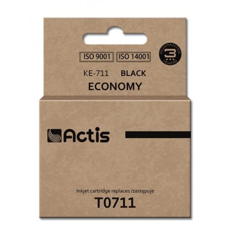 Actis Encre KE-711 (remplacement Epson T0711, T0891, T1001 Standard 15 ml noir)