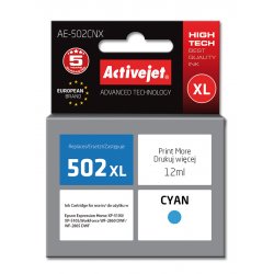 Activejet AE-502CNX ink (replacement for Epson 502XL W24010 Supreme 12 ml cyan)