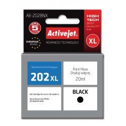 Activejet Encre AE-202BNX (remplacement Epson 202XL G14010 Suprême 20 ml noir)