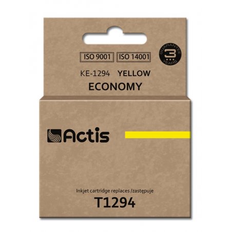 Actis KE-1294 encre (remplacement Epson T1294 Standard 15 ml jaune)