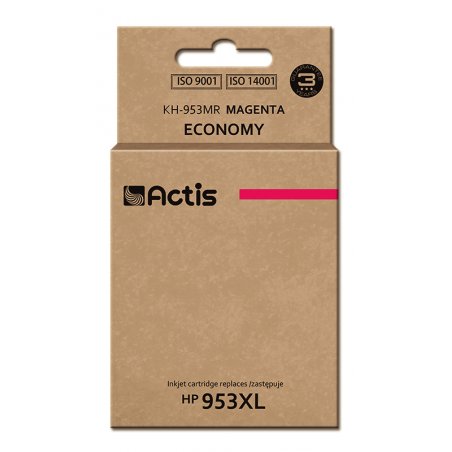 Actis Encre KH-953MR (remplacement HP 953XL F6U17AE Standard 25ml rouge) - Nouvelle puce