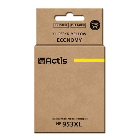 Actis Encre KH-953YR (remplacement HP 953XL F6U18AE premium 25 ml jaune)
