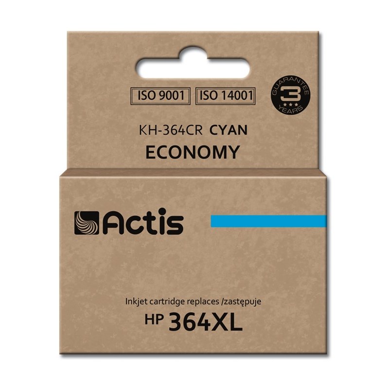 Actis KH-364CR ink (replacement for HP 364XL CB323EE Standard 12 ml cyan)
