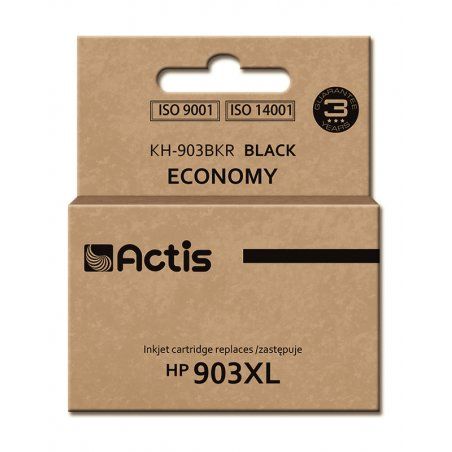 Actis KH-903BKR ink (replacement for HP 903XL T6M15AE Standard 30ml black) - New Chip
