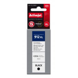 Activejet AH-912BRX encre pour imprimantes HP, Remplacement HP 912XL 3YL84AE Premium 1100 pages noir