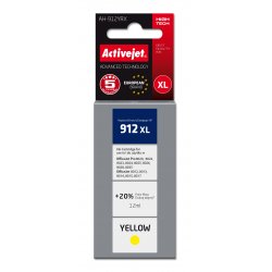 Activejet AH-912YRX ink for HP printers, Replacement HP 912XL 3YL83AE Premium 990 pages yellow