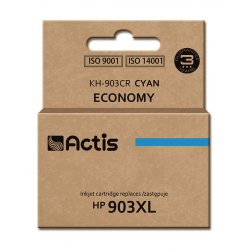 Actis KH-903CR ink (replacement for HP 903XL T6M03AE Standard 12 ml cyan) - New Chip