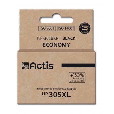 Actis KH-305BKR cartouche d'encre 1 pièce(s) Compatible Rendement standard Noir