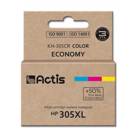 Actis KH-305CR cartouche d'encre 1 pièce(s) Compatible Rendement standard Cyan, Magenta, Jaune