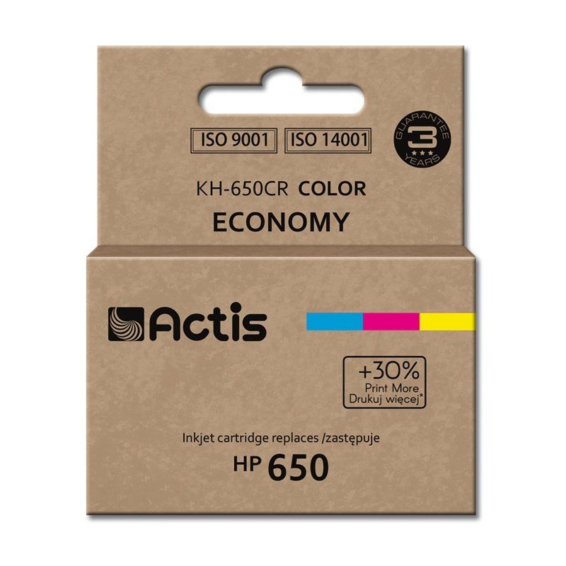 Actis KH-650CR encre (remplacement HP 650 CZ102AE Standard 9 ml couleur)