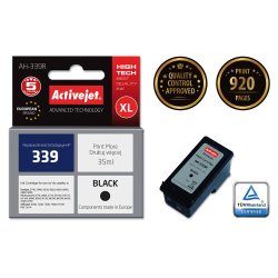 Activejet AH-339R Ink cartridge (replacement for HP 339 C8767EE Premium 35 ml black)
