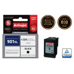 Activejet Encre AH-901BRX (remplacement HP 901XL CC654AE Premium 20 ml noir)