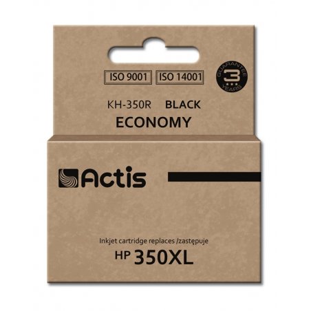 Actis Encre KH-350R (remplacement HP 350XL CB336EE Standard 35 ml noir)