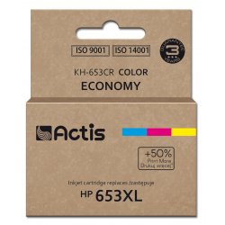 Actis KH-653CR printer ink replacement HP 653XL 3YM74AE Premium 18ml 300 pages colour