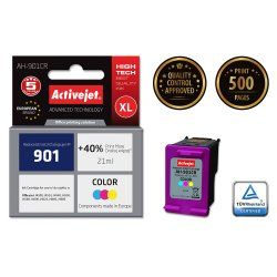 Activejet AH-901CR ink (replacement for HP 901 CC656AE Premium 21 ml color)