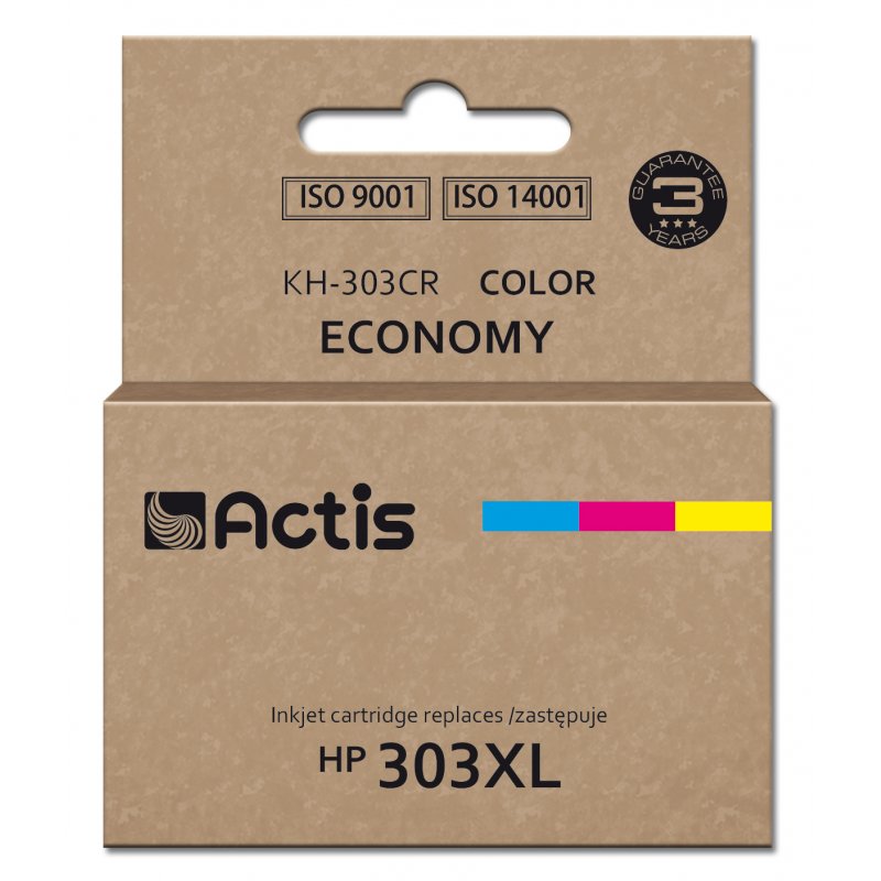 Actis KH-303CR encre pour imprimante HP, remplacement HP 303XL T6N03AE Premium 18ml 415 pages couleur